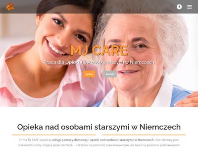 Opiekun osób starszych niemcy mjcare.pl