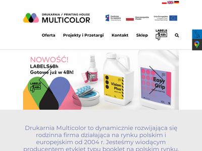 Booklet labels 48h multicolordrukarnia.pl