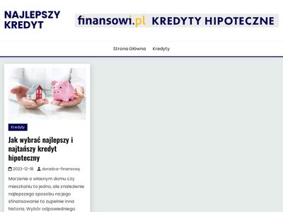 Najlepszykredyt24.pl - kredyty i pożyczki