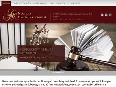 Danuta Fesz Grubiak notariusz