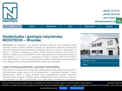 Novotech.com.pl badania geotechniczne