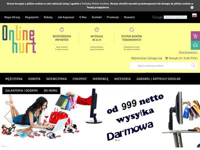 Onlinehurt.pl odzież męska