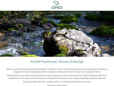 Opro.com.pl terapia poznawczo behawioralna