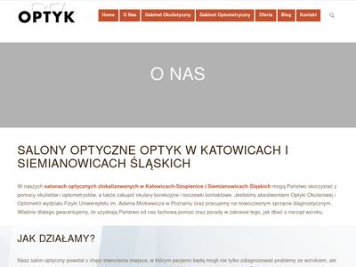 Optykgt.pl gabinet optometryczny katowice