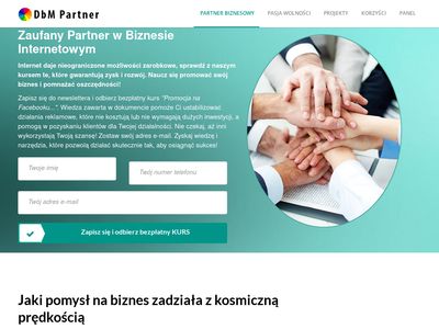 DbM Partner - Biznes Internetowy, pomysł na Biznes