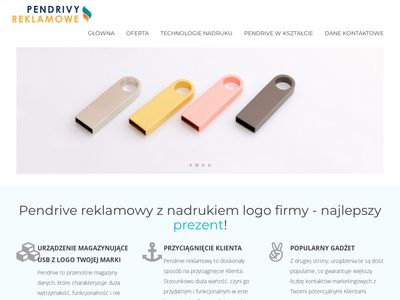 Pendrivy-reklamowe.com nadruki na pendivach USB