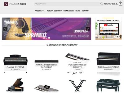 Pianostore.pl klawiatury sterujące