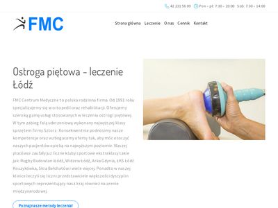 FMC leczenie ostrogi piętowej w Łodzi