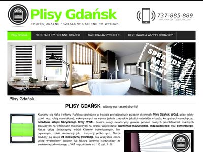 Plisy Gdańsk - plisy okienne na wymiar.