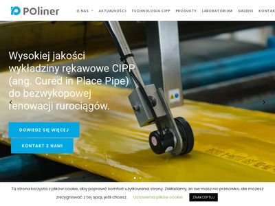 Poliner - producent rękawów polimerowych do renowacji sieci - cipp