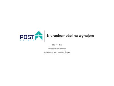 Post Estate - Nieruchomości na wynajem