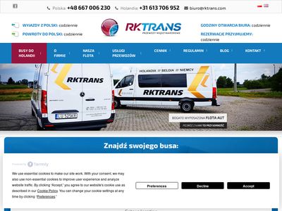 Przewozy do Holandii - RKTrans