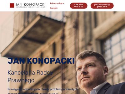 Porady prawne - Radca Prawny Łódź Jan Konopacki
