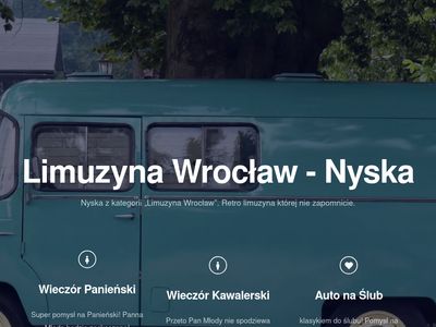 Limuzyny Wrocław - cennik oraz Retronyska jako wyjątkowa limuzyna.