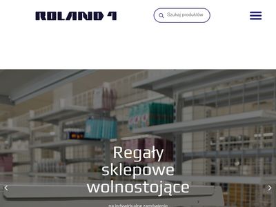 Roland 1 - spawanie zrobotyzowane, produkcja regałów sklepowych