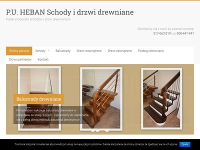 P.U.Heban - schody drewniane