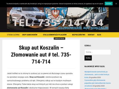 Skup Aut Koszalin - złomowanie samochodów