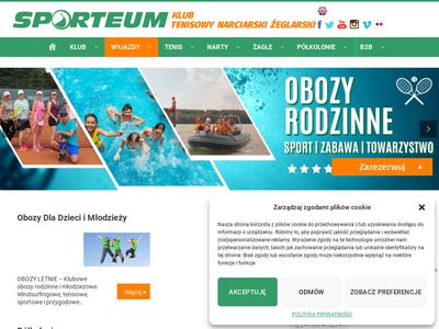 Sporteum.pl obozy tenisowe, narciarskie