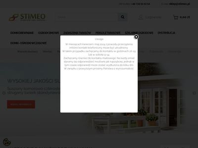 Stimeo - sprzedaż architektury ogrodowej