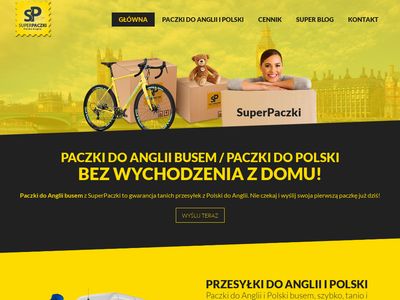 Paczki do Anglii - SuperPacki.pl