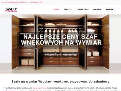 Szafy na wymiar Wrocław - szafywroclaw24.pl