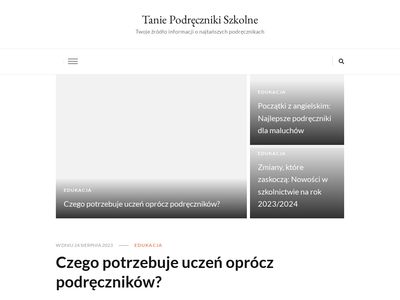 Podręczniki szkolne - tanie-podreczniki-szkolne.pl