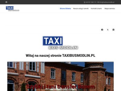 Taxi bus - taxibusmodlin.pl