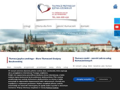 BOCZKOWSKA GRAŻYNA czeski tłumaczenia konferencyjne