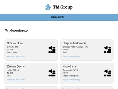TM-Group Sp. z o.o. - Urządzenia i maszyny przemysłowe