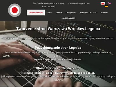 Tworzenie stron www Wrocław, grafik komputerowy
