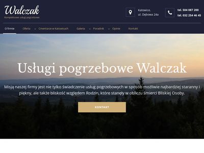 Zakład pogrzebowy Walczak - Usługi pogrzebowe Katowice