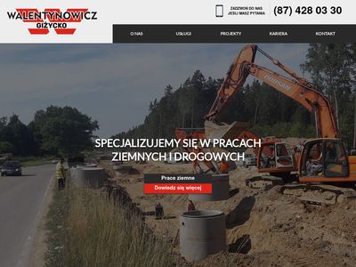 Prace ziemne Giżycko - walentynowicz.com.pl