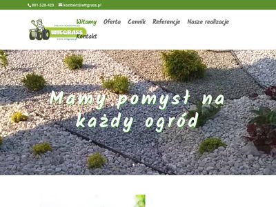 Projektowanie ogrodów - witgrass.pl