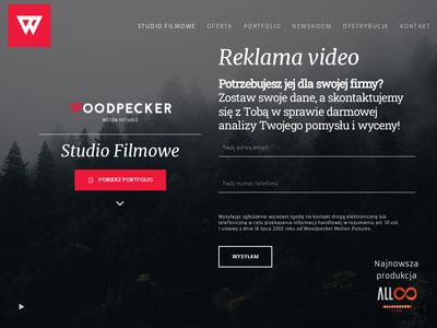 WoodPecker Motion Pictures Spot reklamowy