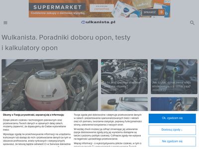Wulkanista.pl testy opon letnich na blogu motoryzacyjnym