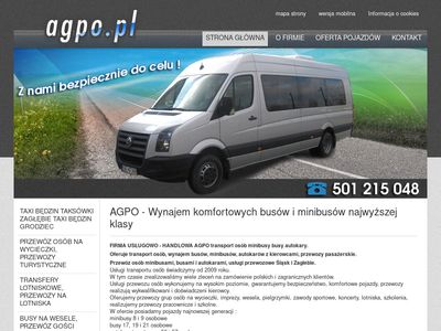 Autokary busy minibusy wynaje przewozy osób firma przewozowa Katowice Gliwice Tychy.