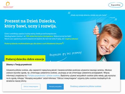 Akademia-umyslu.com.pl prezent na Dzień Dziecka - ciekawa gra edukacyjna