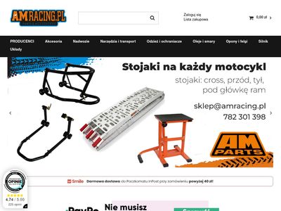 Amracing.pl sklep motocyklowy, częsci quad, cross, motocykle