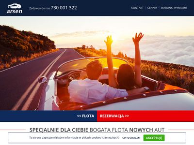 Wypożyczalnia samochodów - arsen.net.pl