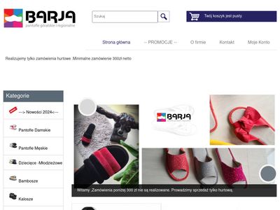 Producent pantofli - barja.pl
