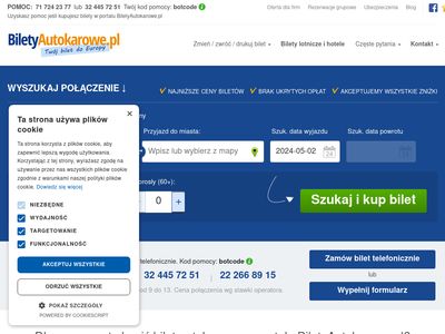 Bilety autobusowe - biletyautokarowe.pl