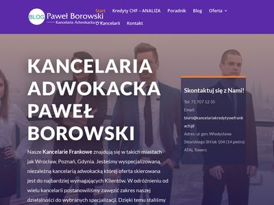 Kredyty we frankach - blog-adwokatpawelborowski.pl