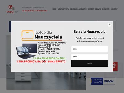 Copy-net.pl dzierżawa drukarek kraków