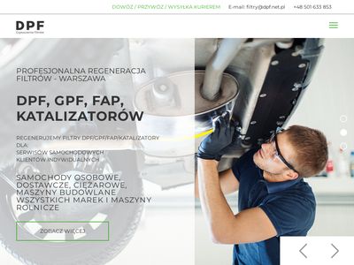 Dpf.net.pl chemiczne czyszczenie katalizatora