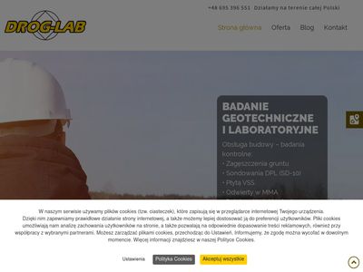 Badania gruntu warszawa - drog-lab.pl