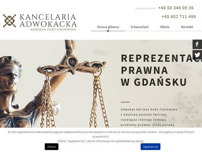 Adrianna Duks-Taniewska odszkodowania