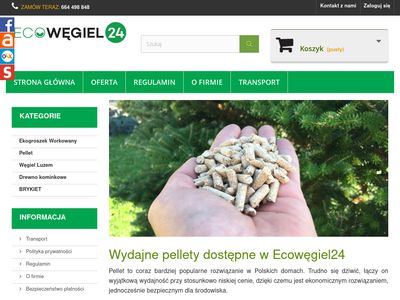 EcoWegiel24 - ekogroszek, pellet, transport