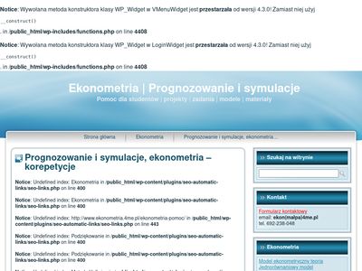 Prognozowanie i symulacje ekonometria.4me.pl