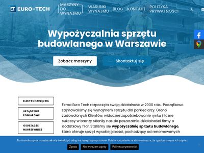 Wypożyczalnia maszyn warszawa euro-tech.waw.pl