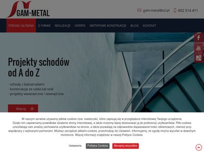 Balustrady metalowe - gam-metal.pl